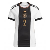 Fotballdrakt Dame Tyskland Antonio Rudiger #2 Hjemmedrakt VM 2022 Kortermet
